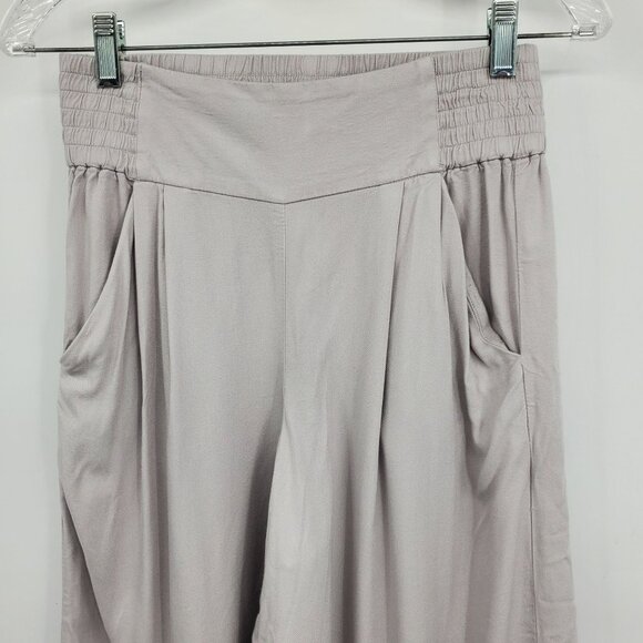 Aritzia Sunday Best Lightweight Women's Wide Leg Cropped Boho Pants Size XS - Picture 4 of 9